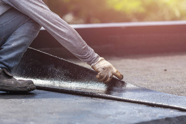 Professional Basement Waterproofing technician working in Walkerville, MI